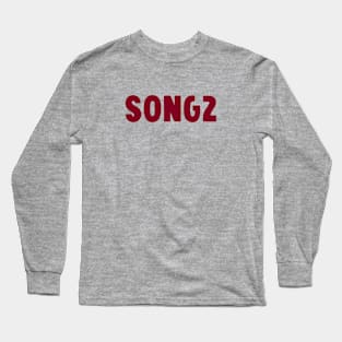 Song 2, burgundy Long Sleeve T-Shirt